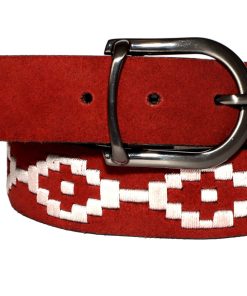 Suede Polo Leather Belt